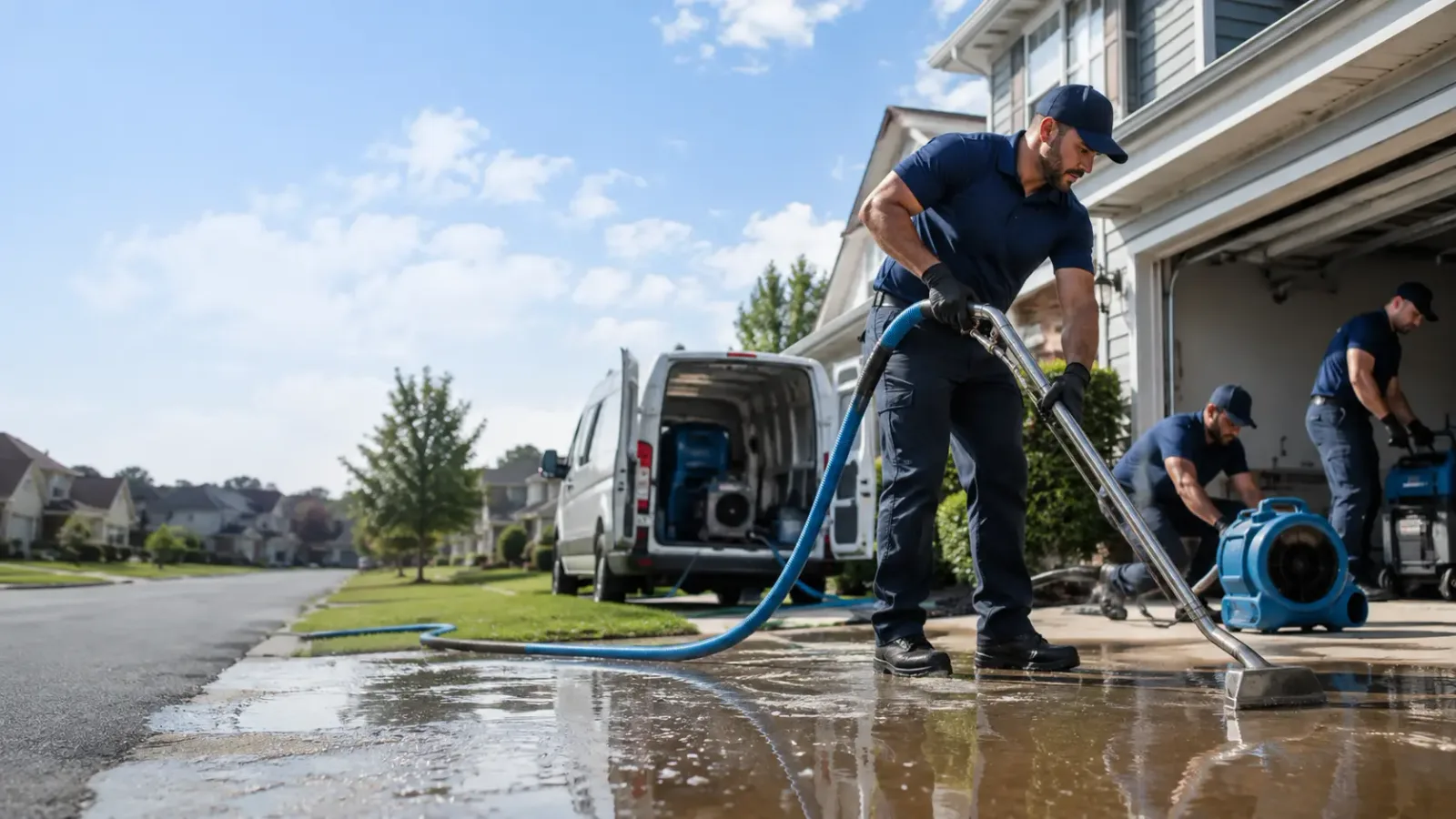 Flood Damage Restoration in Northville, MI